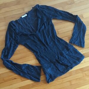 🆕 Promod navy vintage 70s Style Sweater Knit Small